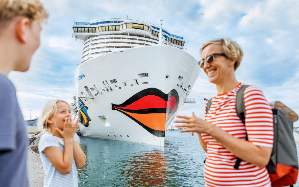 AIDA P&auml;rchen an Bord