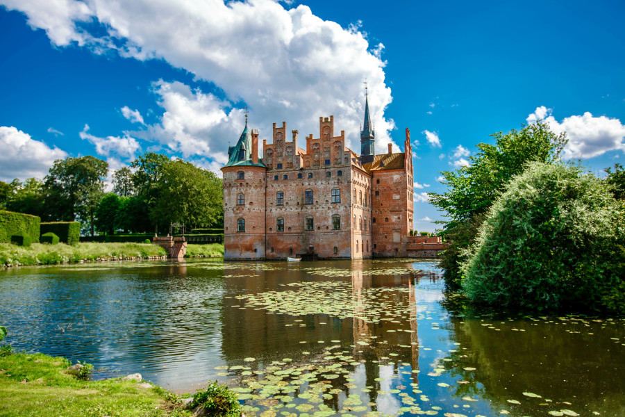 Schloss Egeskov in Dänemark
